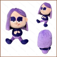 SY Duolingo Lily Plush Dolls Gift For Girls Home Decor Purple Hair Girl Stuffed Toys For Kids Baby E