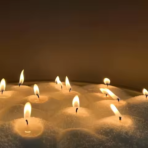 DIY Colour Sand Pearl Wax White Granular Candle Making Materials Sand Painting Handmade Supplies For