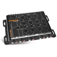 PRV AUDIO Crossover Car Audio EX4.6 PRO 4 Way or 3 Way Electronic Crossover 9 Volts, 4 in 6 Out RCA
