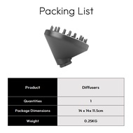 Máy tạo kiểu tóc để máy sấy tóc Bộ phận thay thế cho Dyson HS01 & HS05 enriches tóc và cho biết thêm