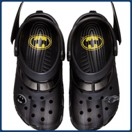 Crocs Batman Batmobile Clogs Unisex | Black Superhero Beach Shoes | Non-Slip Lightweight Casual Foot
