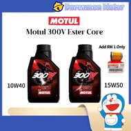 MOTUL 300V 15W50 10W40 ESTER CORE MINYAK HITAM