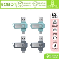 Robot Type ROCCO OTG Flashdisk Storage 8GB/16GB/32GB 64GB Pc Dual OTG Interface USB and Type C Up to
