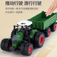 Farmer's Car Transporter Tractor Shock-resistant Children's Model Toy Harvester Boy Large Engineerin
