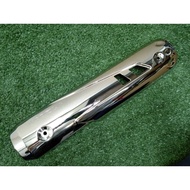 MODENAS GT128 MUFFLER BOX PROTECTOR COVER EXHAUST CP CHROME VISS