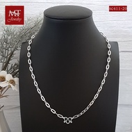 MT สร้อยคอเงินแท้ โซ่เรือ โซ่ฝรั่ง กว้าง 5 มม ยาว 16 18 20 22 24 25 26 นิ้ว 925 Sterling Silver Chai
