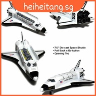 Shuttle Space Authentic Us Replica Diecast Model Toy With Pull Action Rocket For Kids Ship