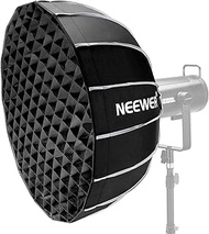 NEEWER 25.6"/65cm Softbox Parabolic Hexadecagon, Quick Setup/Fold Like Umbrella with Bowens Mount, M