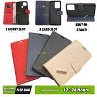 SAMSUNG A73 /A72 /A71 FLIP BAG WITH CARD HOLDER CASE