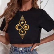 JOJO'S BIZARRE ADVENTURE Grunge Gothic Cropped Top - Y2K Inspired Party Tee