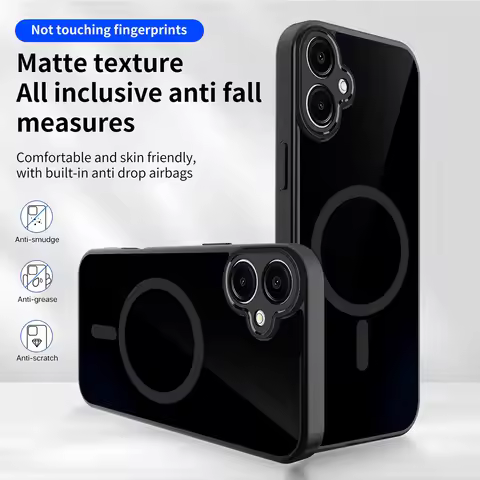 Frosted Magnetic Case For Samsung Galaxy A07 A06 A05 F05 M05 M07 F07 Matte Wireless Charge Cover Cas