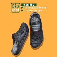 Giày Dép Cross Quai Ngang Màu full Đen DEPCRQUAINA Tặng Thêm 1 Hộp Dép Cross