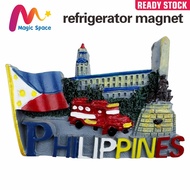 Philippines Island 3D Resin Fridge Magnet | Boracay Palawan Beach Souvenir | Tropical Travel Memory 