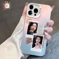 SOFTCASE CASING IMD GLOSSY RAINBOW GRADATION CUSTOM REQUEST POLAROID PHOTOS FOR A1K A3S A5S A7 5 5i 