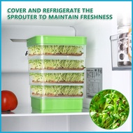 Tray Sprouter Sprouting Kit Bean Growth Germination Trays Wheatgrass Microgreens Growing Sprout Grower Container tongsg