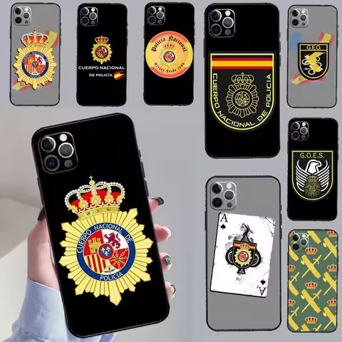 Spain National Police Logo For Huawei Nova 12s 11i 12i 7i 8i Y73 Y70 Y90 Y60 Y72 Y61 Y91 9 10 SE P30