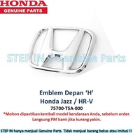 HONDA Front H Emblem Logo Jazz Hrv 75700T5A000 Original Emblem