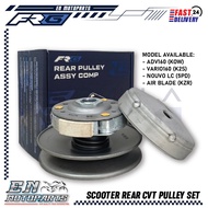 FRG FORMULA ORIGINAL CVT REAR PULLEY CLUTCH SET ADV160 VARIO160 NOUVO LC AIR BLADE SPRING SHOE