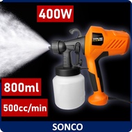 TUAH329 - 400W 800ml Electric Paint Sprayer Gun Airless Paint Spray Machine Electric Handheld Spray Gun Paint Sprayers