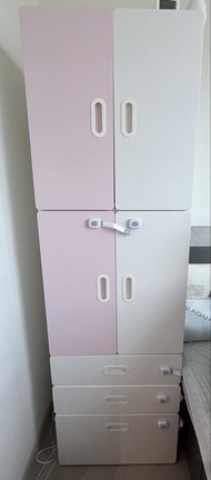 IKEA 粉色白色兒童衣櫃 （可代上Gogovan) 2026年3月頭取