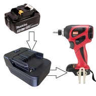 Universal battery adapter for MAX 14 18v (machine and battery not included)