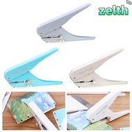 ZELTH Single Hole Puncher, 4mm Single Hole Hole Punch|Durable Loose-leaf Binding Tools DIY Craft Lab