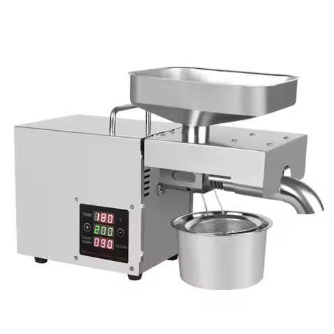 1500W（max）Automatic Coconut Oil Press Machine Household peanut FLaxseed Oil Extractor Peanut Cold Ho