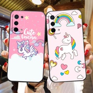 Lovely Baby Unicorn Horse Soft Black Silicon TPU Cell Phone Case For OPPO R17 R15 R11 R9 R7 K1 F11 F9 F7 F5 A9 A7 A79 A75 A73 Realme RENO 3 2 6.4 U1 M B S X Z Pro Plus Youth 5G