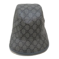 GUCCI 帽子帽子 L 尺寸 7339854HAN4 L 棉聚酯灰色