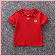 ◿ ✪ ▭ ♞,♘,♙Damit Pang Bata Boy Damit Pang Binyag Boy Kids Boy Terno Panglakad  Boys' Polo Pants Two