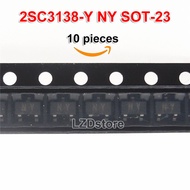 10pcs 2SC3138 NY SOT-23 2SC3138-Y SOT23 SMD Transistor Marking NY