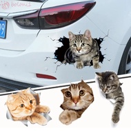 [COD] Car 3D Cat Stickers, 3D Cat Universal Cat in The Crack Sticker, Car Accessories PVC Waterproof