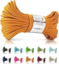 Ganzoo Paracord 425 Rope, 3 mm, Nylon Polyester, Type 2, 30 Metres, 4 Core Strands, Outdoor Cord, Mu