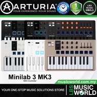 Arturia MiniLab 3 25 Slim Key USB Mini Keyboard Controller (Mini Lab3)