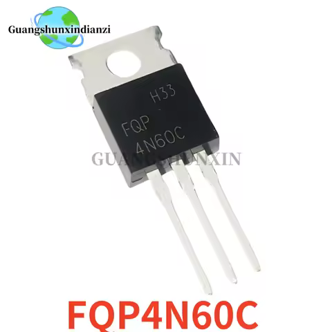 10-20-30PCS/LOT Brand New 4N60 FQP4N60C 4N60C TO-220 600V 4A N-Channel MOSFET Field effect transisto