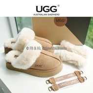 澳洲直送✈️UGG Australian Shepherd 3-Way Style Removable Wool Strap Slingback Slippers Platform 可拆式跟帶厚底毛毛