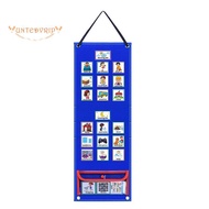 Visual Schedule for Kids Daily Routine Chart with 70 Cards Calendar Pocket Autism Learning Behaviora