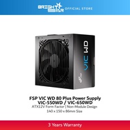 FSP VIC WD 80 Plus Power Supply- 550W / 650W