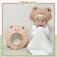 3-in-1 waterproof ear-covering shower cap for babies, sunshade and haircut - 2X MART