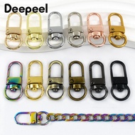 10/20/30Pcs 10/13mm Metal Bag Buckles KeyChain Snap Hook Carbiner Swivel Lobster Clasp Dog Collar Co