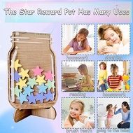 【 LCG5】-Reward Jar Set for Kids with Stars Classroom Daily Training Reward Board Classroom Reward Ja
