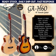 Smiger GA-H60 Acoustic Guitar w/Bag