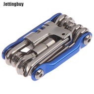 Jettingbuy Dụng Cụ Sửa Chữa Xe Đạp Đa Năng Cờ Lê Nan Hoa Lục Giác Xích Bộ 11 Trong 1