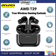 AWEI T29 TWS Earbuds Bluetooth5.0 Ergonomic Design ENC Environmental Noise Cancellation