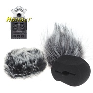 [Honour-t] 1Pc Foam Mic Wind Cover Furry Windscreen Muff For ZOOM H5 H6 Recorder Microphone
