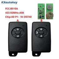 For Toyota Corolla, Auris, Rav4, Yaris 2006+ Smart Key, 2B, B51EA 89904-520714205052072 0d0300d0310d