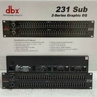 Equalizer Dbx 231 Sub Dbx231Sub Tbk