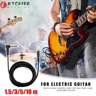 CHINK 1.5/3/5/10 m 6.5mm to 6.5mm Electric Guitar Amplifier Cable Portable Professional High Quality Musical Instrument