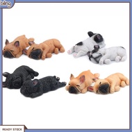 {biling}  Cute Sleeping Dog Fridge Magnetic Sticker French Bulldog Mini Toy Magnet Decor