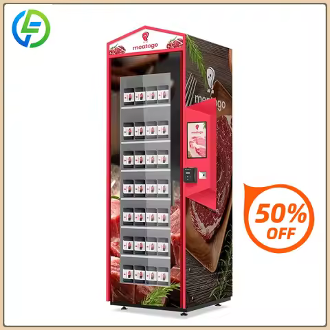 High Quality Intelligence Vending Machine Yogurt Cold Drinks Freezer Smart Fridge Vending Machine wi